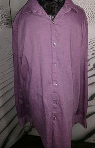 DKNY PLUM DRESS SHIRT